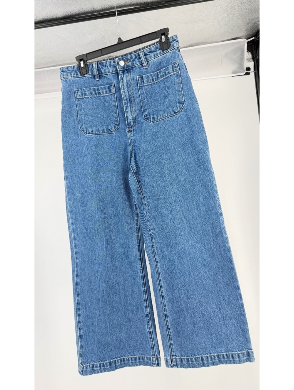 Rolla’s Sailor High Rise Wide Leg Jeans Size 30 Ashley Blue - Picture 3 of 9